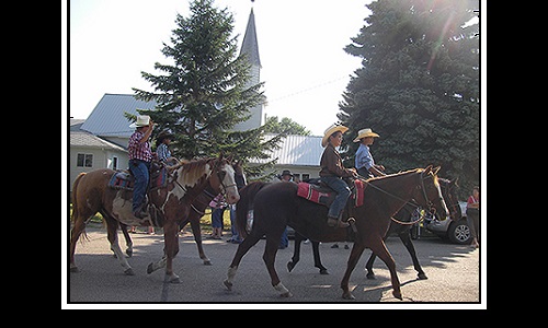 Cowboy service at Chaseley Image