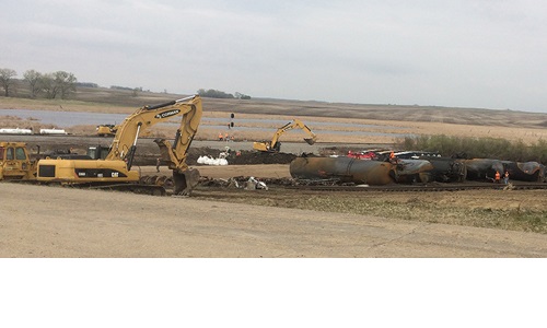 Derailment cleanup Image