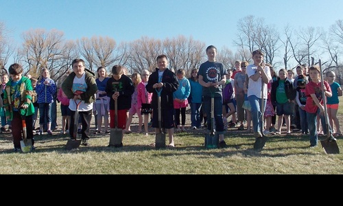 F-B Playground ground breaking-May 11, 2013 issue Image