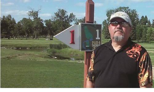Lukenbach discusses damage to golf course Image