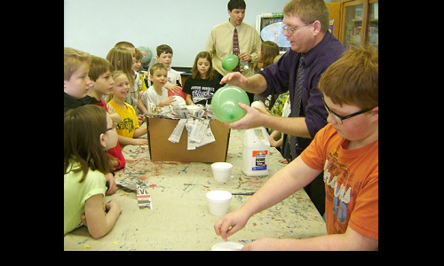 Harvey 3rd grade paper mache project.Mar 2 issue.jpg Image