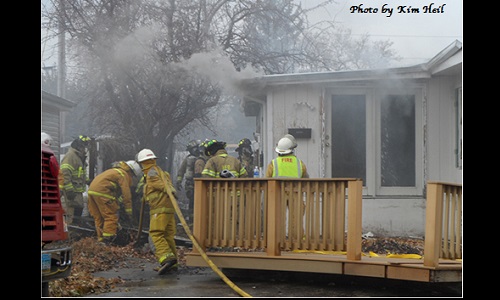 House fire Image