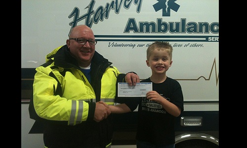 Kolby Mack donates to his favorite charity-Dec 29 issue Image