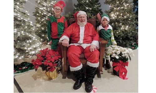 Santa visits Harvey Image