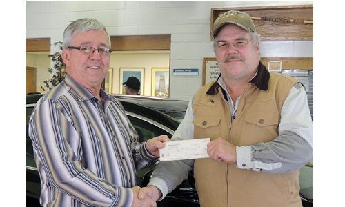 Ripplingers donates to Harvey Fire Dept. Image