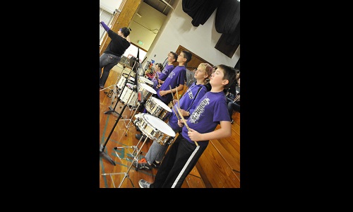Pep Band Drummers Image