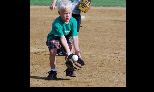 Garrett Heilman fields grounder Image