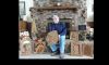 Dick Leintz and carvings-Mar 16 issue.jpg Image